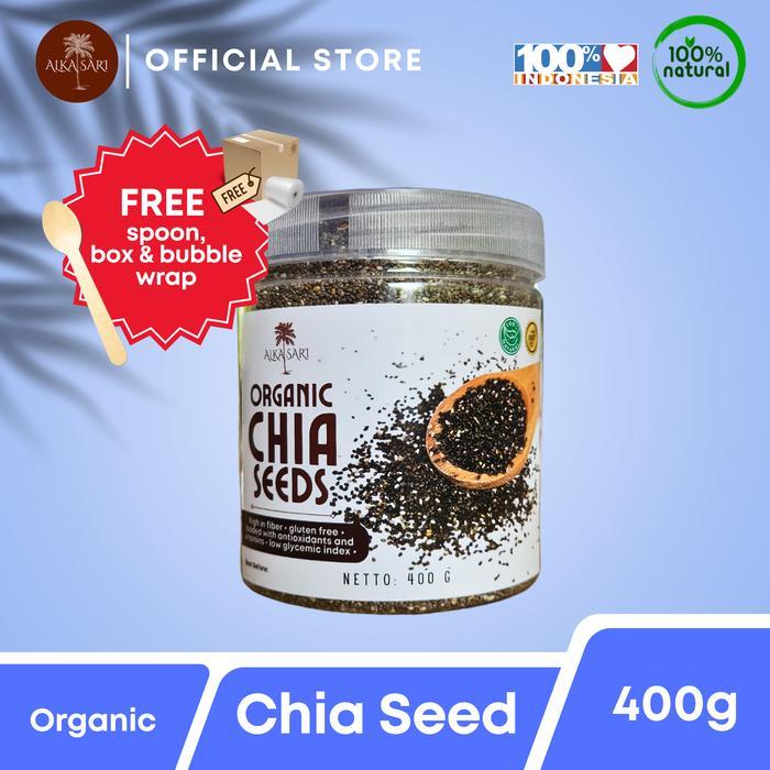 Organic Chia Seed / Biji Chia Seed Untuk Diet - 400 gram