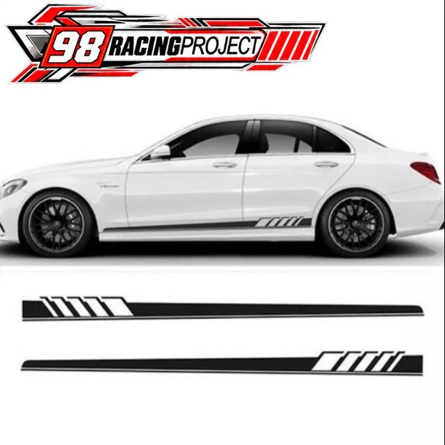 stiker cutting Striping lis minimalis body mobil simple elegan universal
