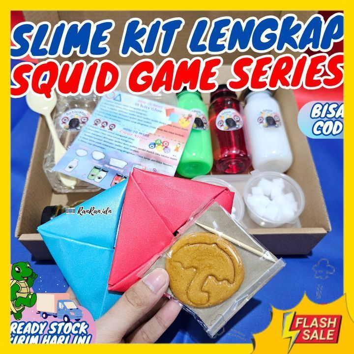 Slime Kit Squid Game/ Slime Kit Lengkap Squid Game/Slime Kit Cowok & Cewek/ Slime Kit Anak ZEN