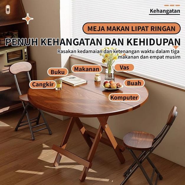 Meja Makan Meja Lipat Meja Makan Minimalis Meja Apartemen Kecil Meja Lipat Bulat Meja Lipat portable
