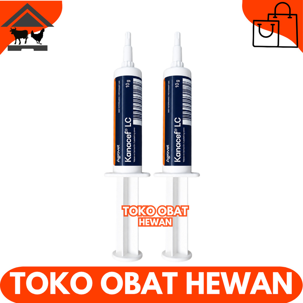 KANACEF LC AGROVET 1 PCS - Obat Mastitis Radang Ambing Sapi Perah & Kambing Perah Fase Laktasi