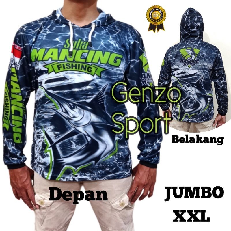 karrinustore - Jersey mancing XXL JUMBO baju mancing UKURAN BESAR kaos MANCING JUMBO