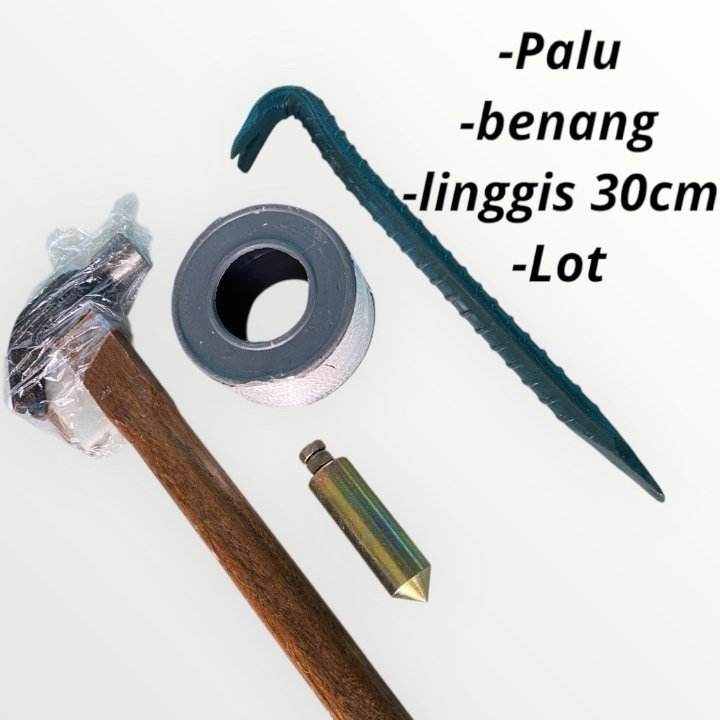 ALAT TUKANG BANGUNAN PALU-BENANG-LINGGIS-LOT
