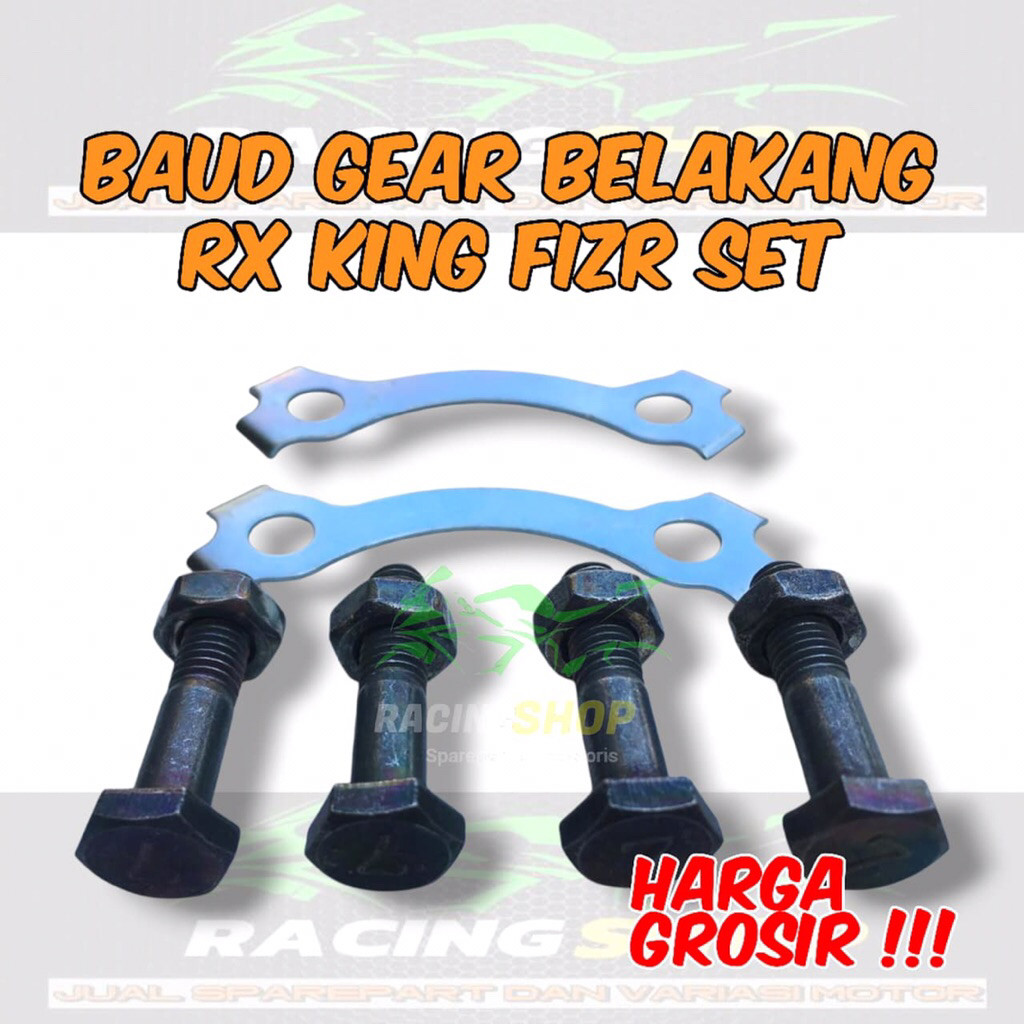 Baud Gear Baut Gir Belakang Rx king Fizr Set Ckdpass