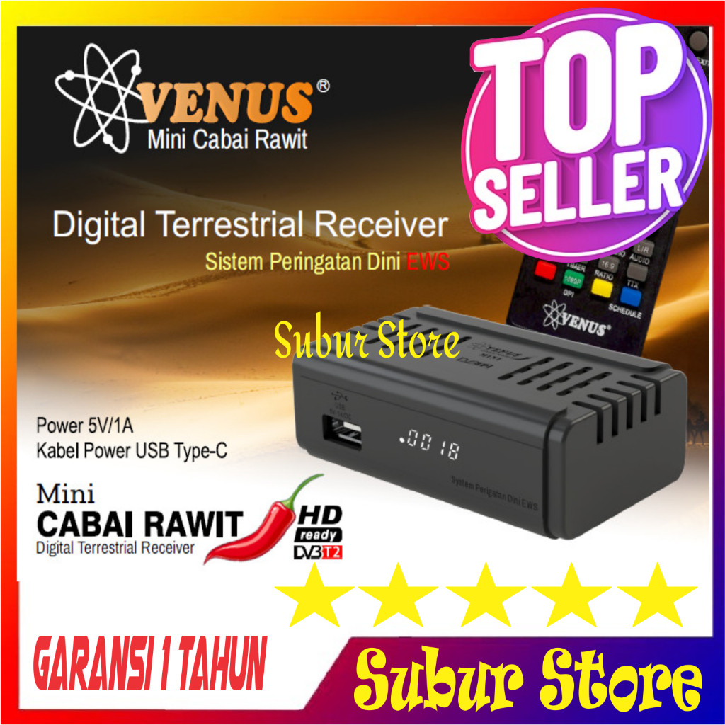 VENUS CABAI RAWIT MINI SET TOP BOX TV DIGITAL