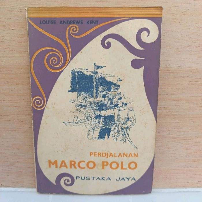 buku jadul tua perdjalanan marco polo Ejaan lama 1971