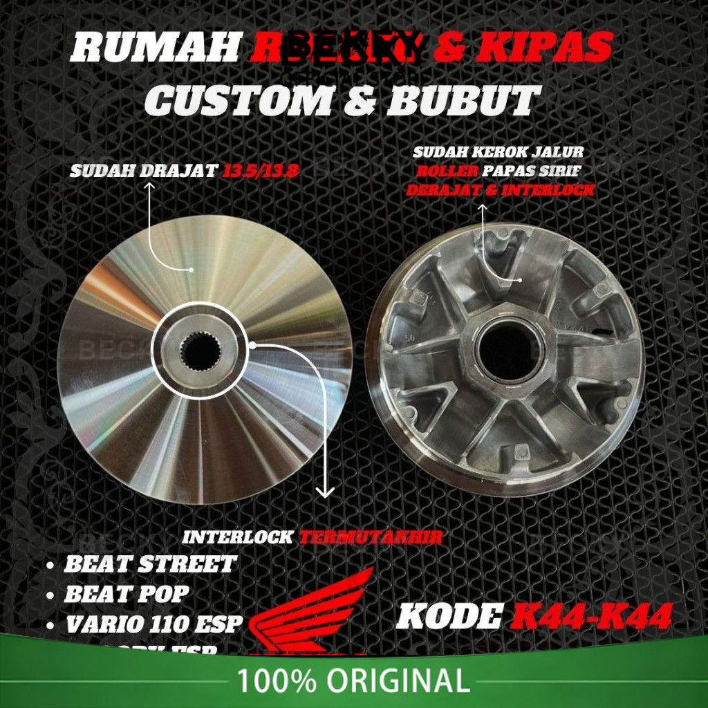 BEKEY RUMAH ROLLER BEAT FI RACING PULLEY RACING VARIO 110 ESP - RUMAH ROLLER BEAT ESP SCOOPY ESP RUM