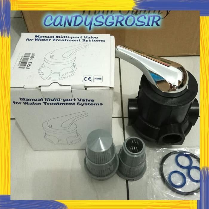 FRP Head three way valve | Kepala tabung FRP 3 way valve / kepala 3way