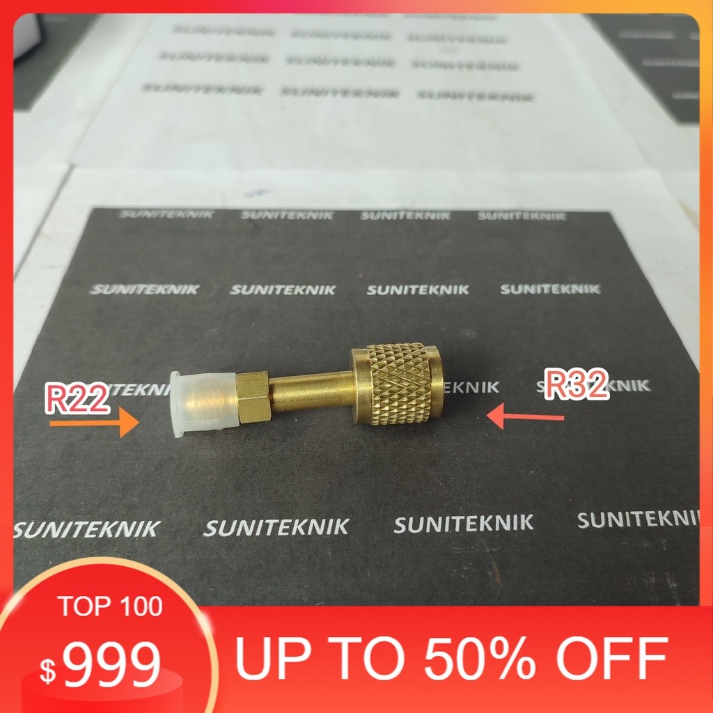 SAMBUNGAN KONVERTER napel adapter R410 / R32 NEPEL R 410 / R 32 ( DARI R22 KE R32 )