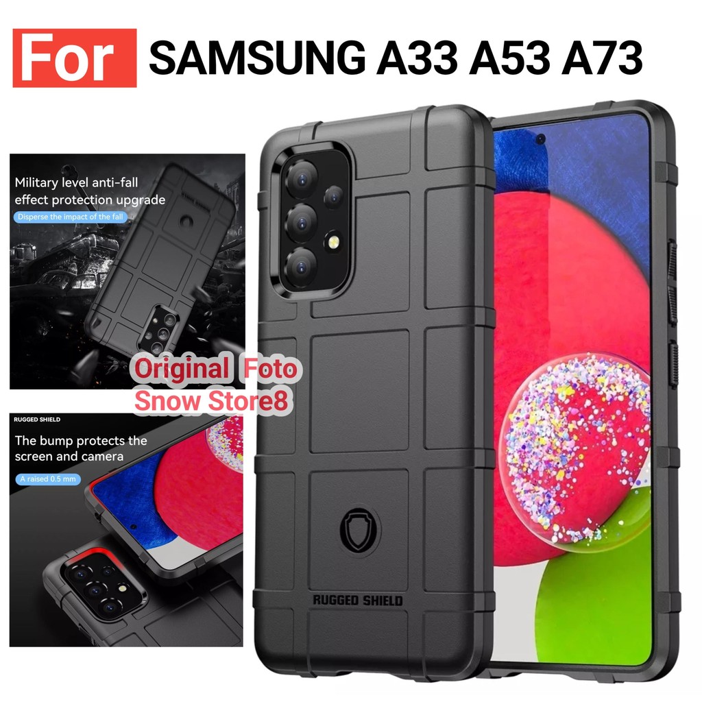 CASE SAMSUNG A33 A53 A73 RUGGED SHIELD MILITARY ARMOR CASE ANTI SHOCK PROOF