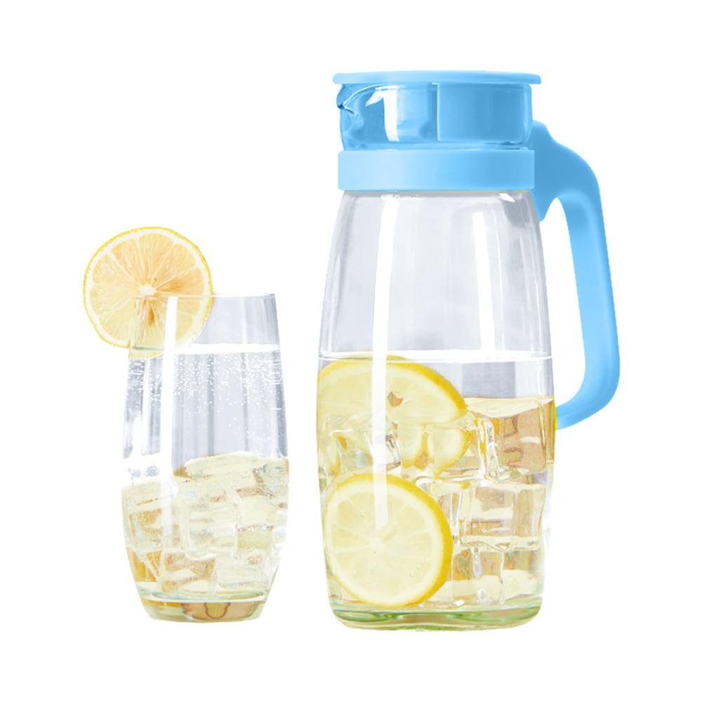 Informa Libbey Set 5 Pcs Sereno Teko Minum & Gelas - Biru Set Water Jug With Glass Pitcher Wadah Pen