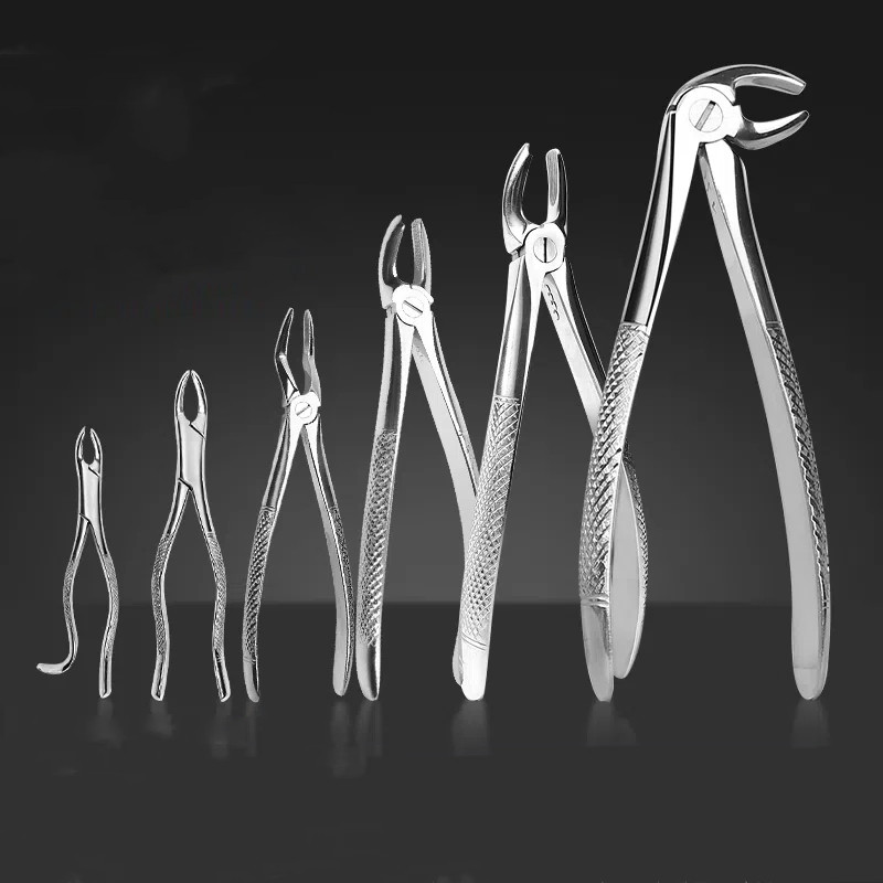 Adult Tooth Extraction Forceps Wisdom Tooth Deciduous Tooth Forceps Maxillary and Mandibular Tooth F