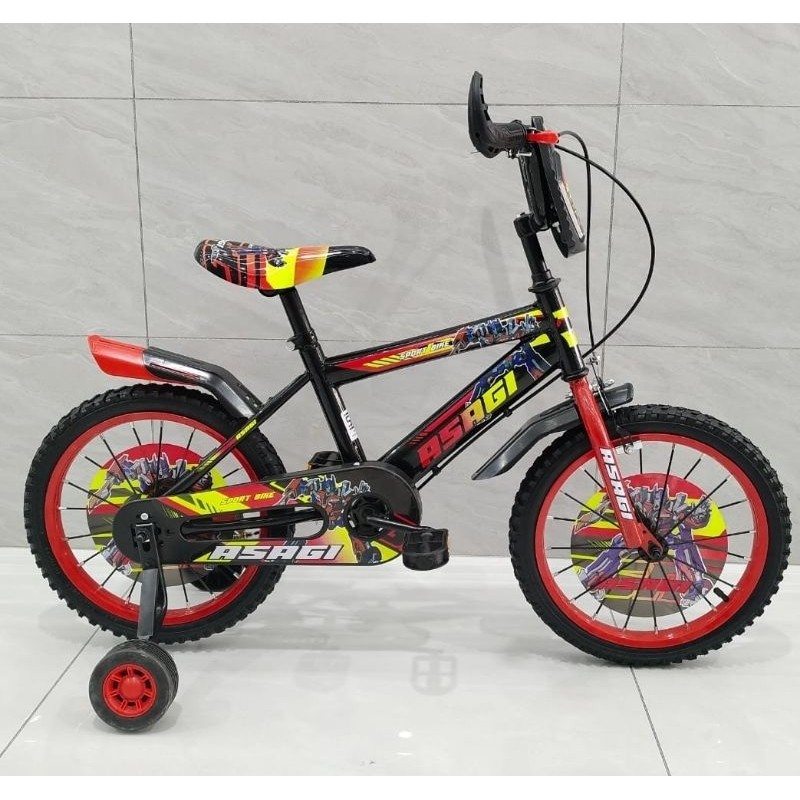 Sepeda BMX anak ukuran 12 inch 2 sd 4 Tahun ada roda bantu