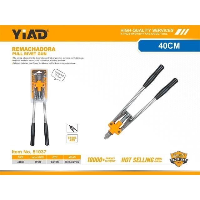 YIAD Pull riveting gun / pistol tarik inti manual double-hand automatic force-saving cap gun