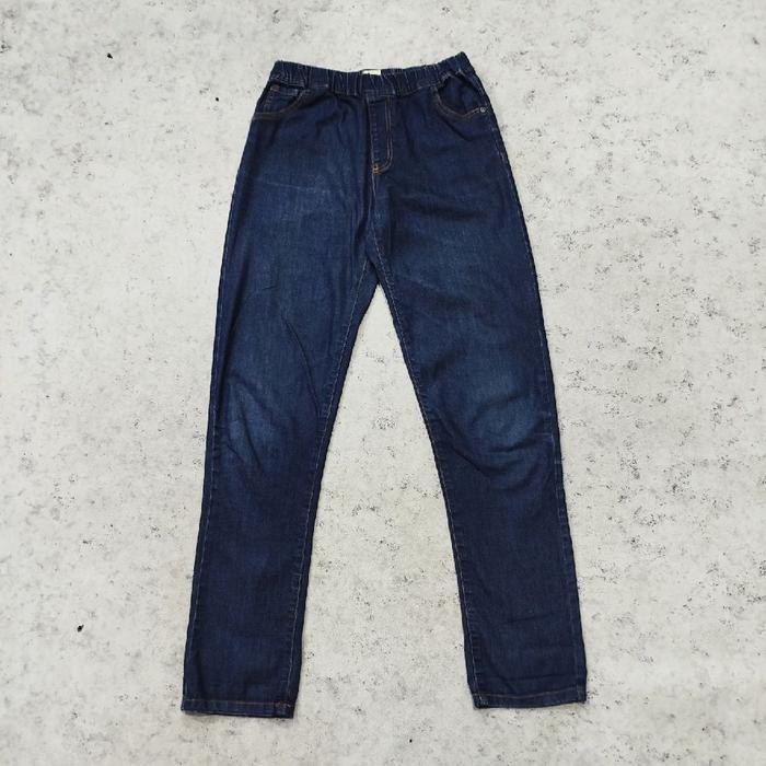 celana jeans Denim UNBRAND 160 celana denim pria blue denim murah bagus