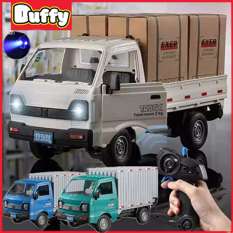 Duffy toys Mainan Anak Mobil Remote Control RC Cargo Pick Up Suzuki Carry Angkut Barang Skala 1:16
