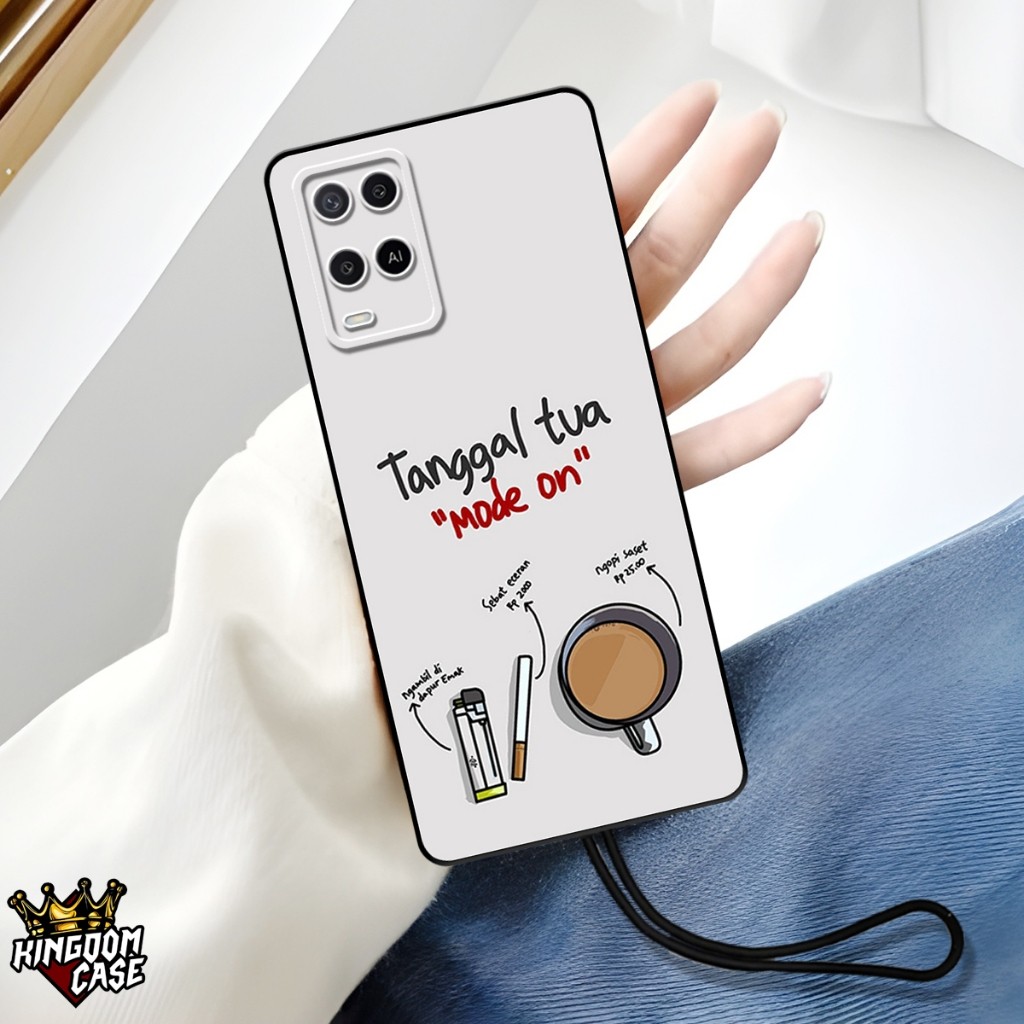 Case OPPO A54 Free Strap Case Terbaru 2025 | Case Keren - Softcase Pelindung Hp OPPO A54 - Kesing le