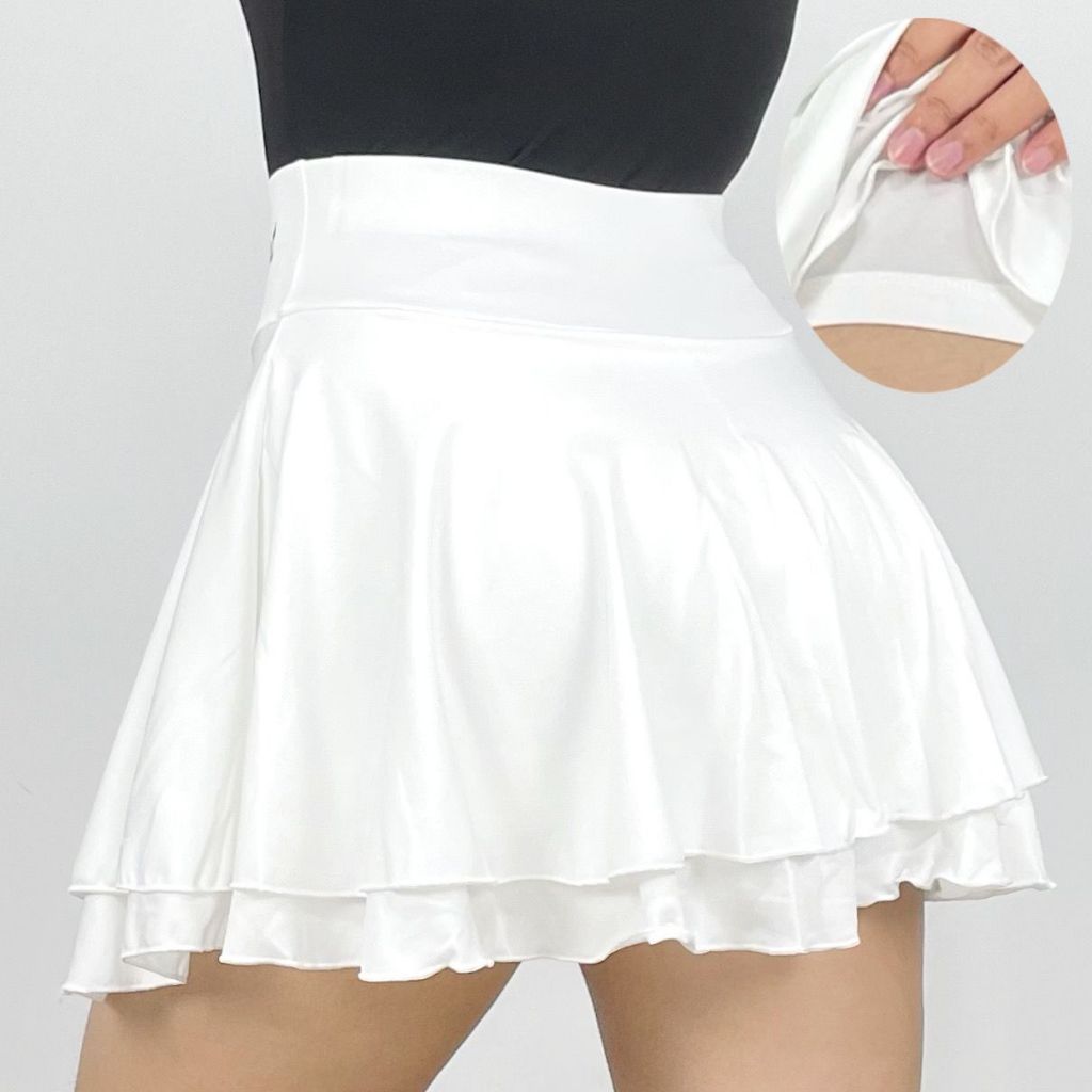 Tennis Mini Skirt/Rok Belly Dance/Sport Mini Skirt/Rok Mini Olahraga Wanita/Rok Celana/Rok Mini Sena