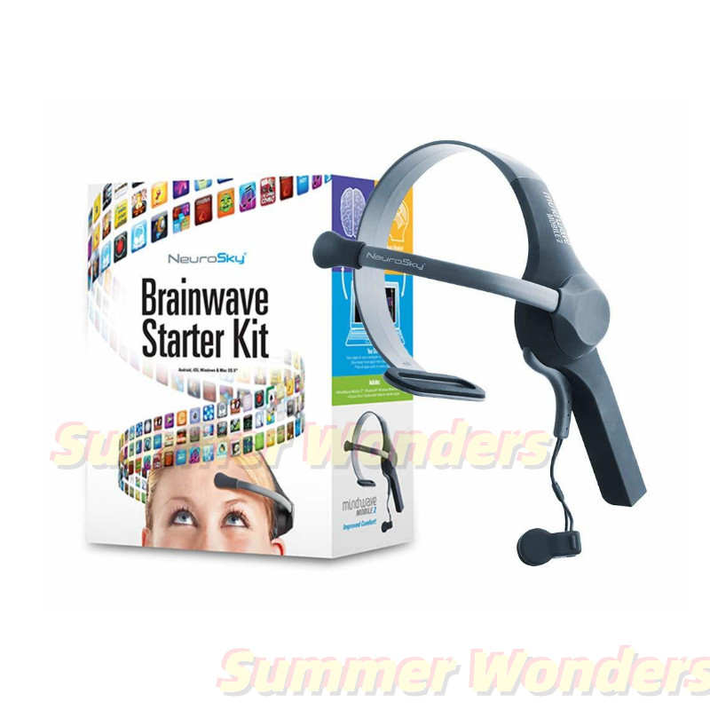 Mindwave Mobile 2 Brainwave Headset for Mental Training TGAM Starter Kit EEG Sensor with APK Cable f