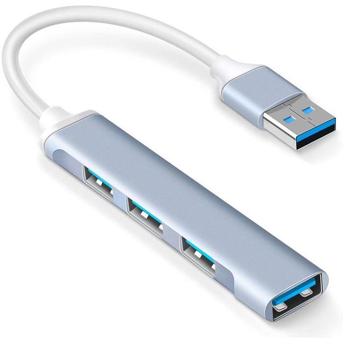 USB 3.0 HUB 4PORT aluminium / USB 3.0 Hub 4port IB