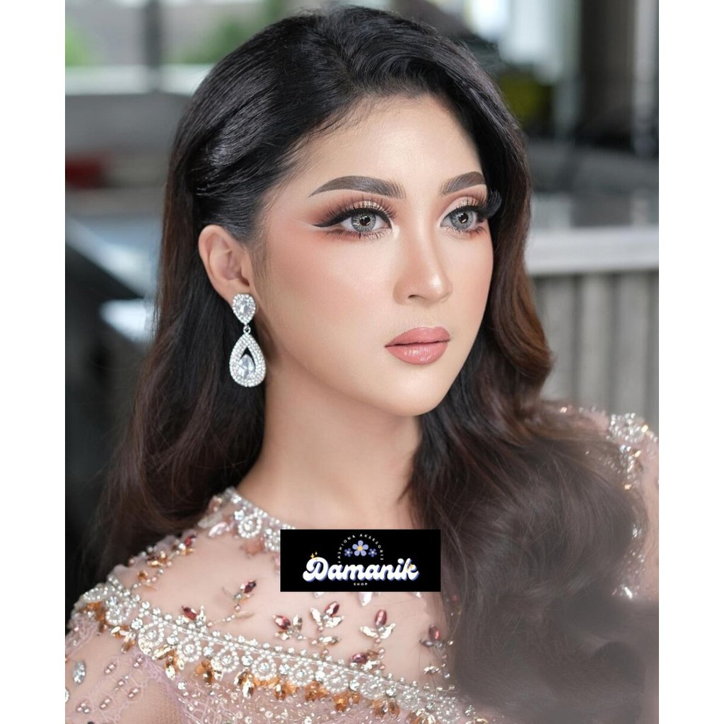 ANTING DIAMOND TETES PERMATA  PESTA/PENGANTIN/ PESTA PENGANTIN  HIJAB NON HIJAB AT02