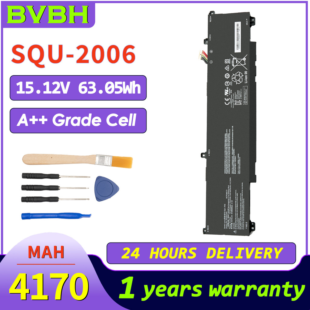 BVbh 7XINbox SQU-2006 15.12V/63.05Wh Laptop Battery For Hasee S8D/Z7D6/Z8D6 For ThundeRobot 911X1 Se