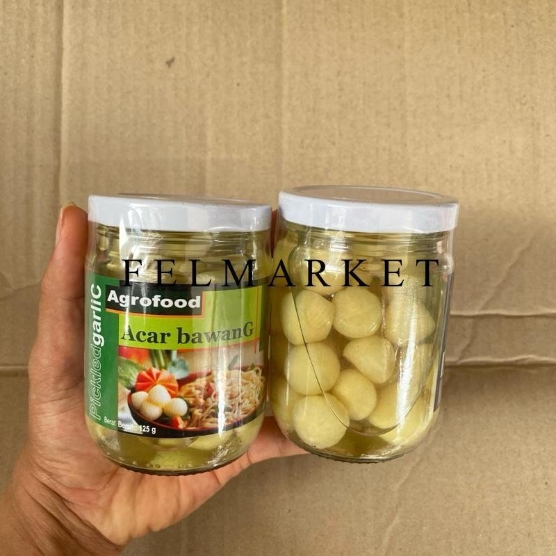 Agrofood Pickled Garlic Acar Bawang / Acar Bawang Putih / 125 gr