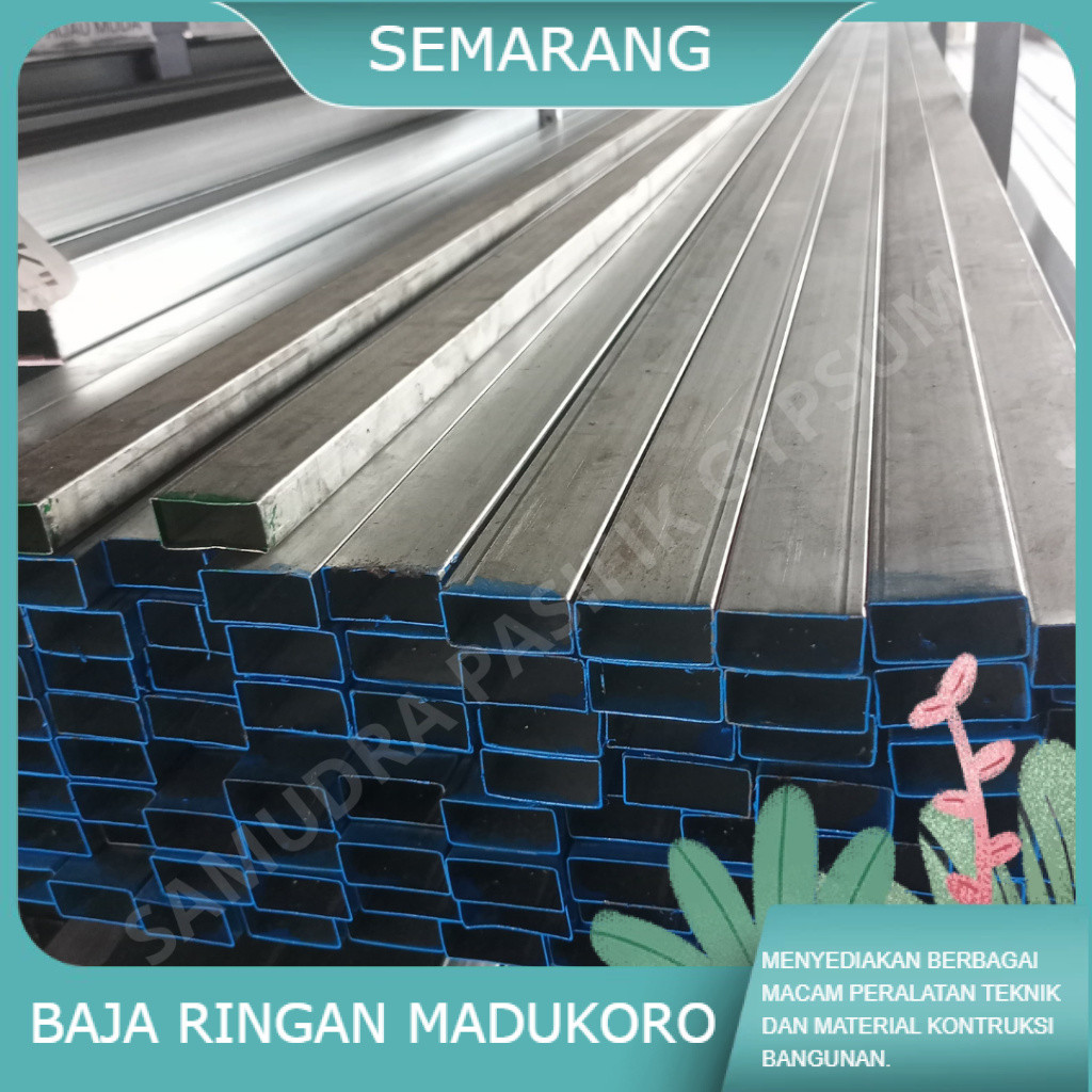 HOLLOW GALVANIS 2X4 TEBAL 1MM HOLLOW GALVANIS 6M 20X40 1MM