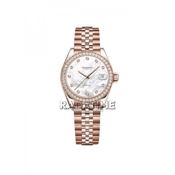 Jam Tangan Wanita Aries Gold L-1070R-RG-MP Heritage Free Bezel 100% Original