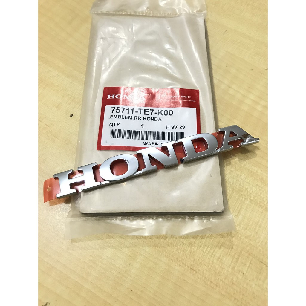 Emblem / Logo HND untuk mobil brv 2016-2018 Genuine