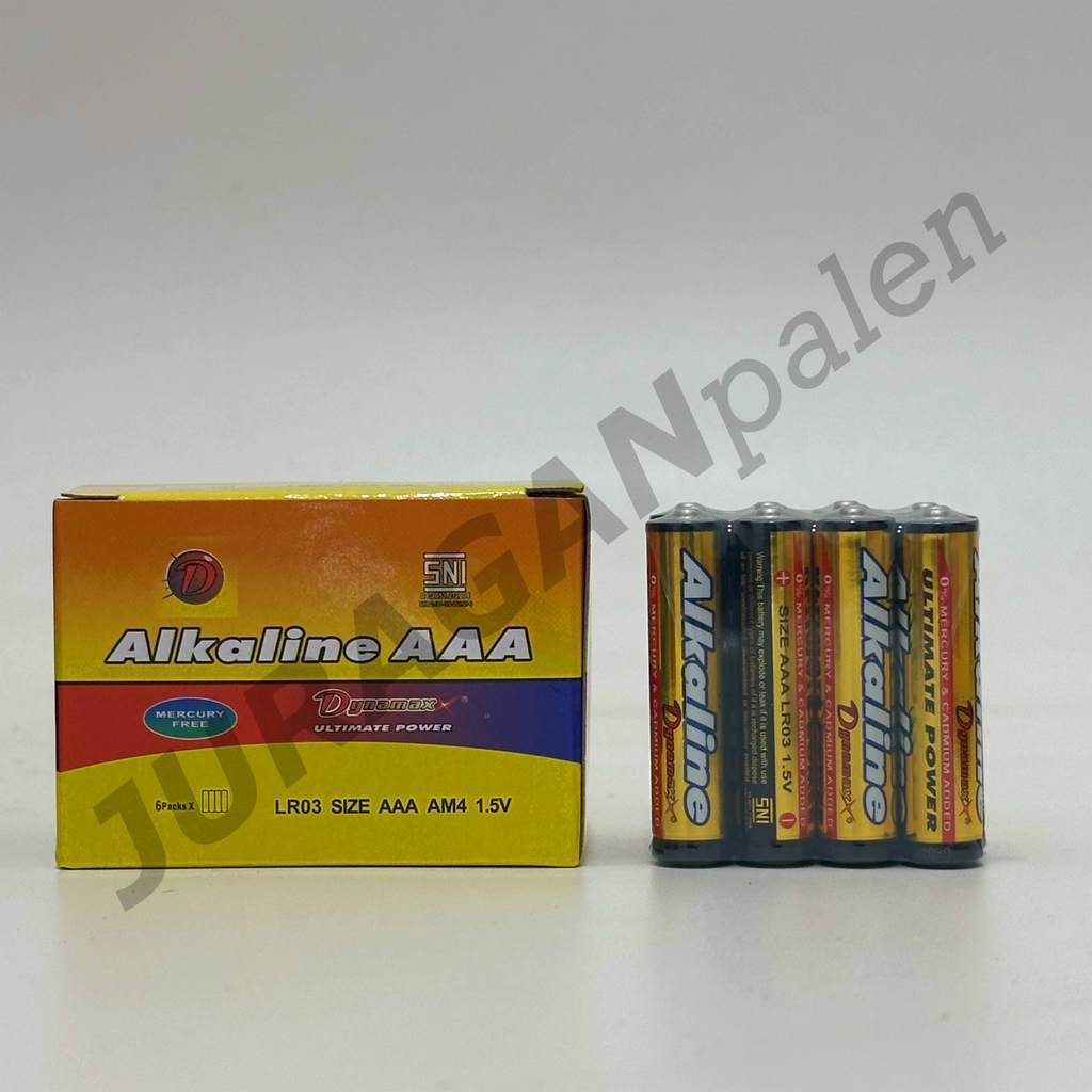 Baterai / Batre A3 (4pcs) Alkaline Dynamaxx A3 AAA Kemasan Box