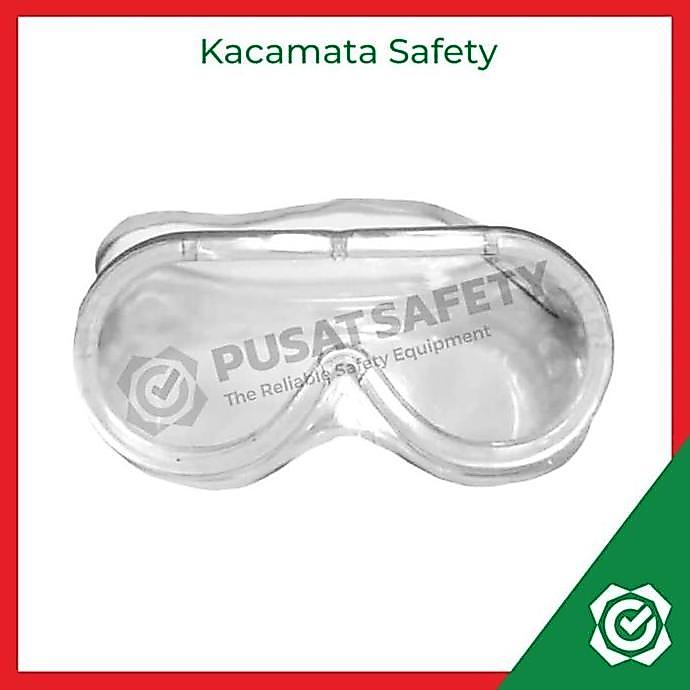 Safe- Kacamata Safety Goggle Neon - Safety Guard
