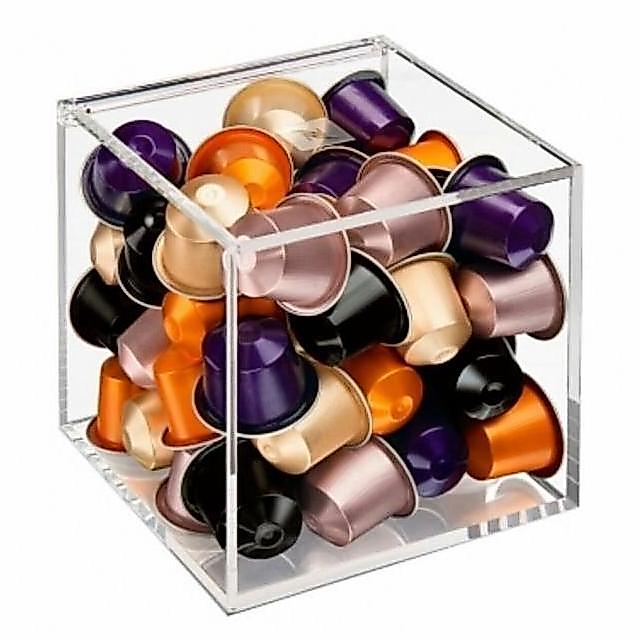 Nespresso Capsule Holder / Nespresso Capsule Box Acrylic / Coffee Box Diskon