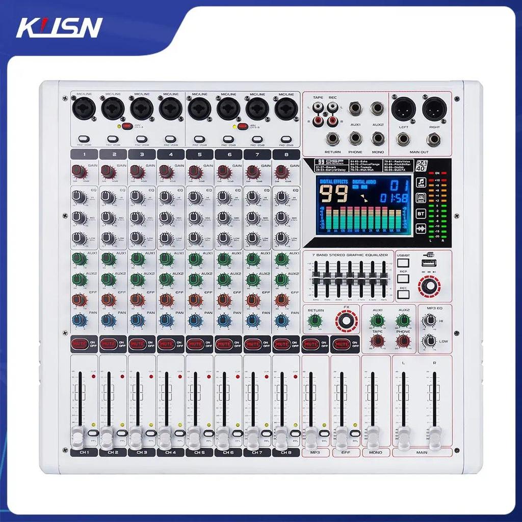 81216 Channel 99 DSP Professional Auo Mixer Sound Mixing Console Soundcraft Sound Mixer with Bluetoo
