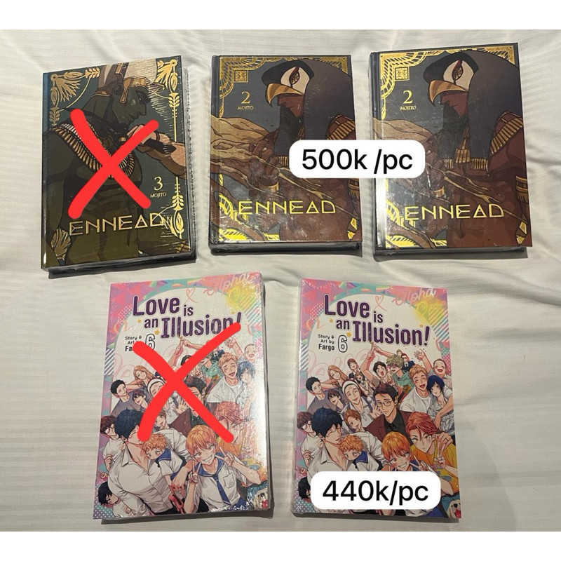 Ready Stock Splitpay ENNEAD HC Hardcover vol. 2 BL Manga Love is an Illusion Vol. 6 Paperback Import