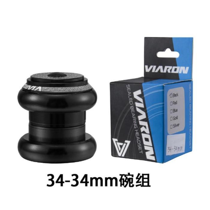 Viaron headset sepeda 34 34 - Merah