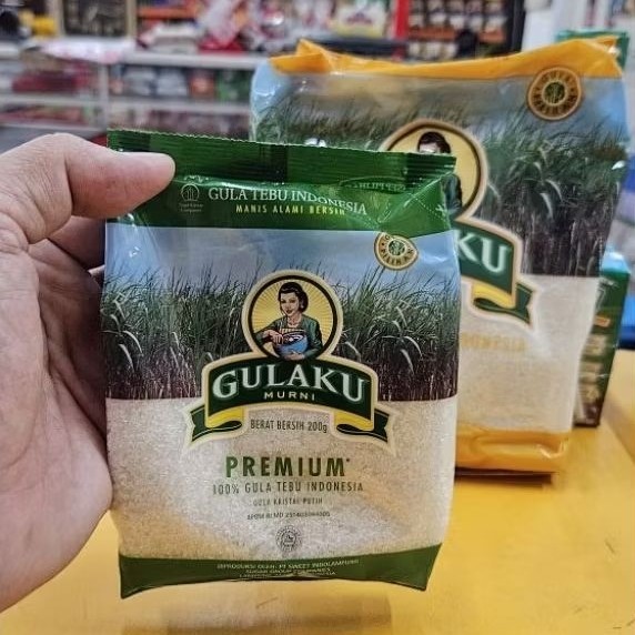PCS 200GR - GULAKU 200GR ORIGINAL - KUNING / SUGAR GULA PASIR