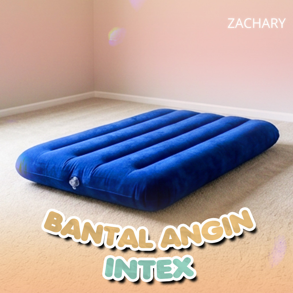 Bantal Angin / Bantal INTEX / Travel Pillow Blue INTEX 68672