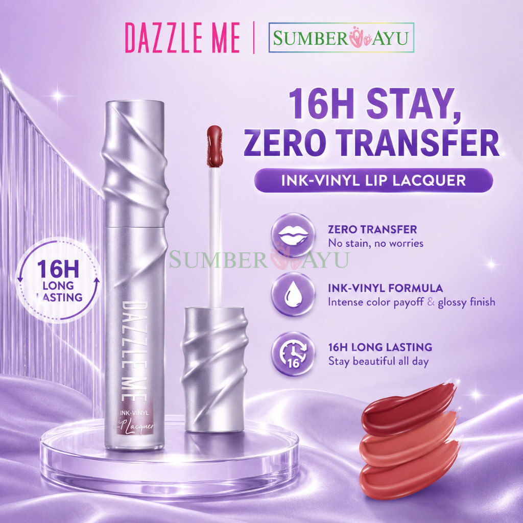 SUMBER AYU | DAZZLE ME INK-VINYL LIP LACQUER