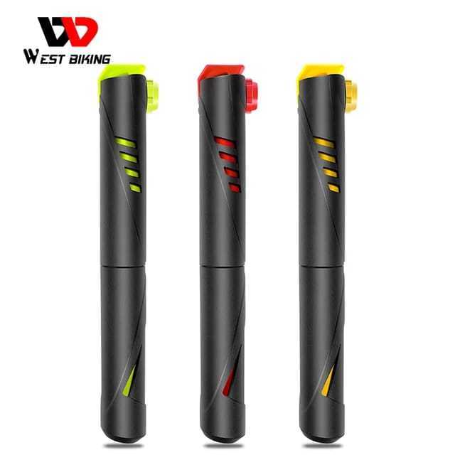 Foto Pompa pump Angin Mini ban sepeda portabel presta schrader 120 PSI