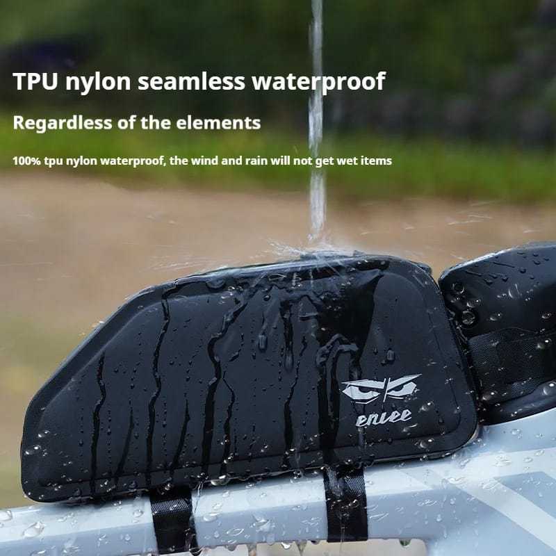 Foto Enlee Tas Depan Handphone Frame Sepeda Mountain Bike MTB Bicycle Front Tube Bag Waterproof