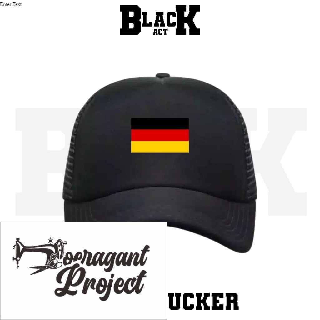 Topi Trucker Bendera Jerman