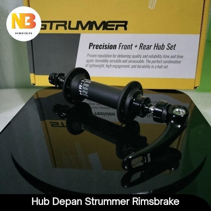 Hub Strummer HR10 ratchet 20 hole rimsbrake | hub roda depan roadbike - HUB HR 100 20 H