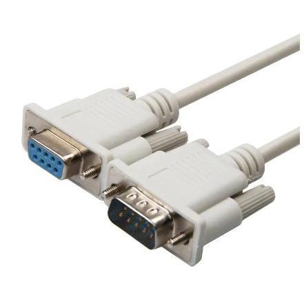 KABEL SERIAL MALE FEMALE DB9 RS232 3M 5M / METER