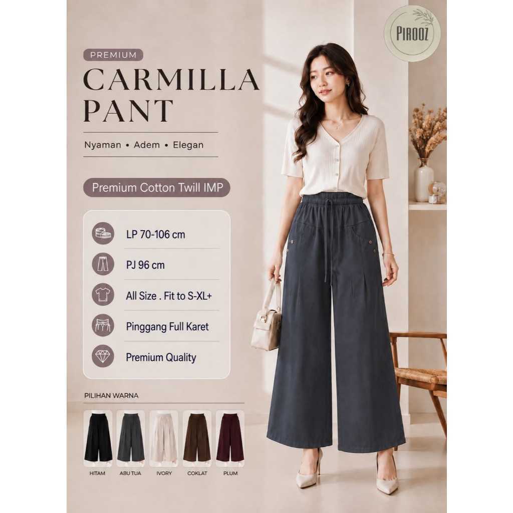 0109   CARMILLA PANT    by PiRooZ DAILY WEAR  // ONESTUFF