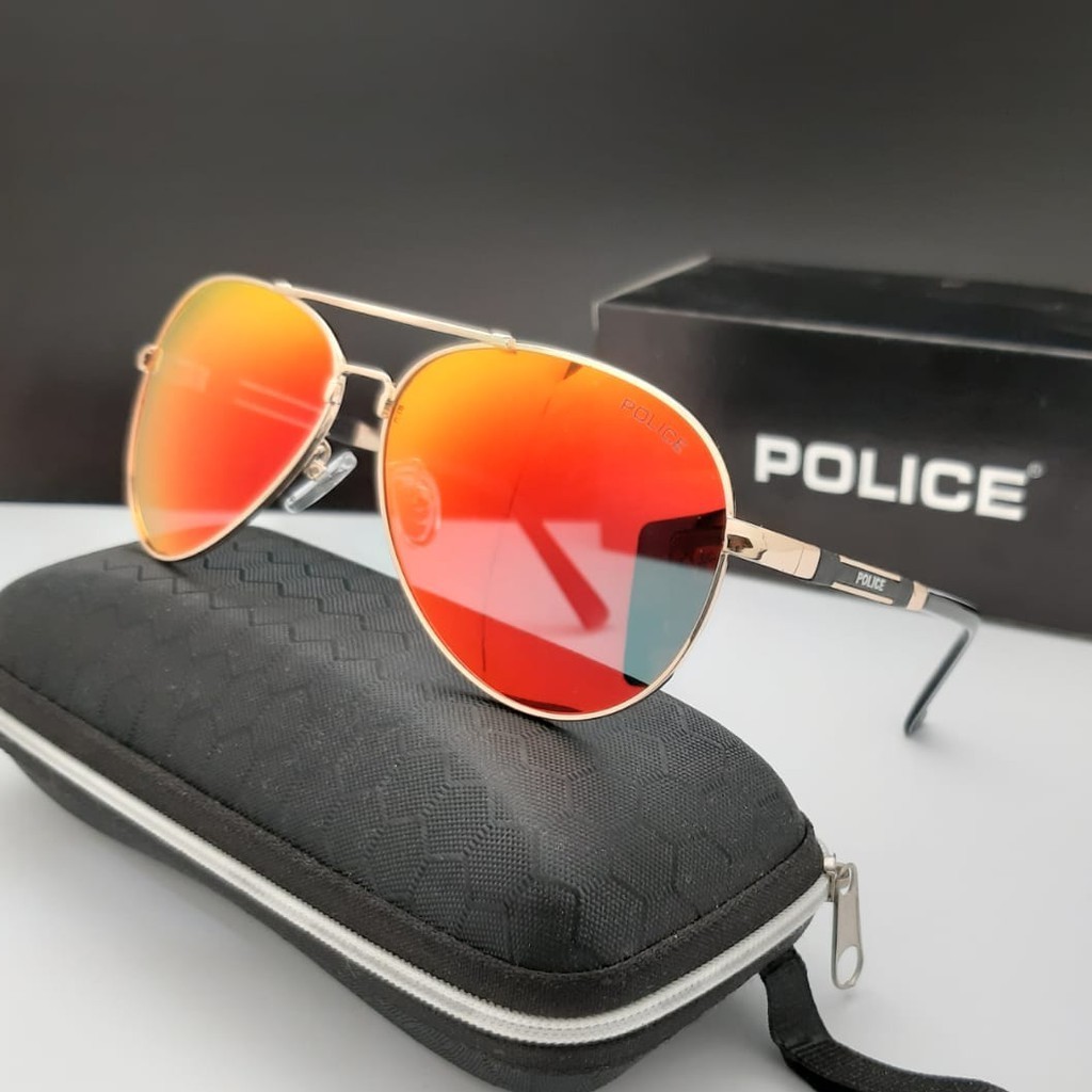 PROMO MURAH. . .New Sunglasses Kacamata Hitam Pria / Kacamata Police P1382 Polarized