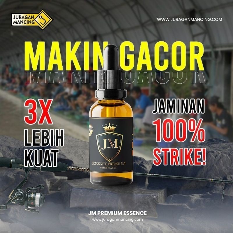 NEW Essence JM PREMIUM 30ML / Essen Anti Boncos / Essen Ikan Mas Nila Original - TERLARIS..