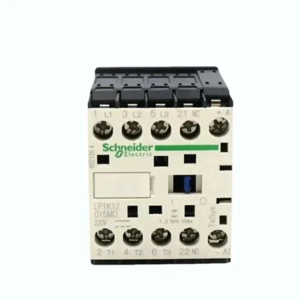 LP1K12015MD contactor - 3P - AC-3 = 440 V 12 A - 1 NC aux. - 220 V DC coil