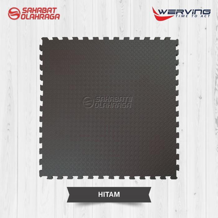 Matras Beladiri Puzzle 1 cm(karate,silat,taekwondo) - Hitam