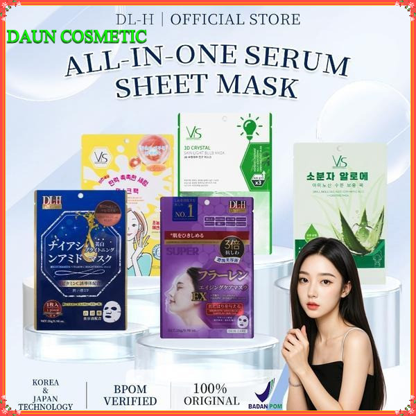 ViS Masker Korea Brightening Moisturizing Mask / Collagen / Full Essence Korea Skincare